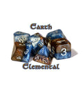 Gate Keeper Games: 7-Die Set - Halfsies Dice - Earth Elemental
