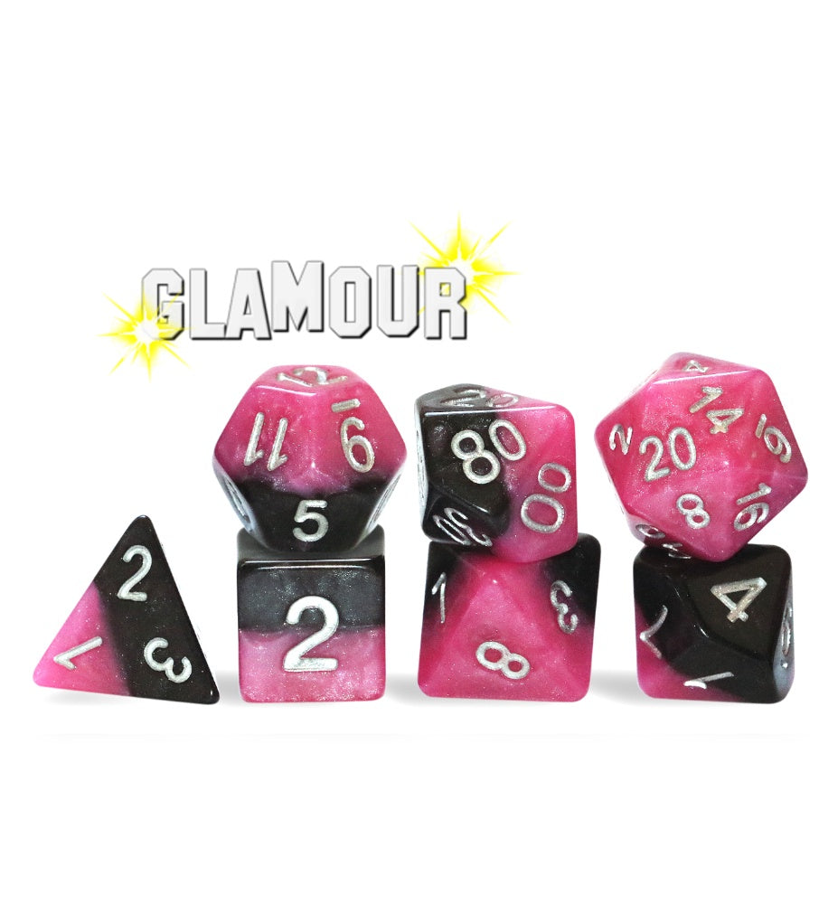 Gate Keeper Games: 7-Die Set - Halfsies Dice - Glamour