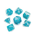 Gate Keeper Games: 7-Die Set - Neutron Dice - Glacier
