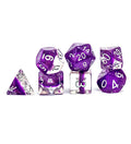 Gate Keeper Games: 7-Die Set - Neutron Dice - Violet
