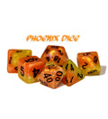 Gate Keeper Games: 7-Die Set - Halfsies Dice - Phoenix