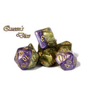 Gate Keeper Games: 11-Die Set - Halfsies Dice - Queen's Dice