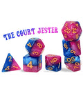 Gate Keeper Games: 7-Die Set - Halfsies Dice - The Court Jester