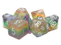 Old School Dice: 7-die Set: Luminous - Fairy Dust