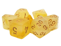 Old School Dice: 7-die Set: Odyssey - Yellow