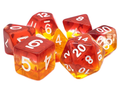 Old School Dice: 7-die Set: Gradients - Phoenix Rising