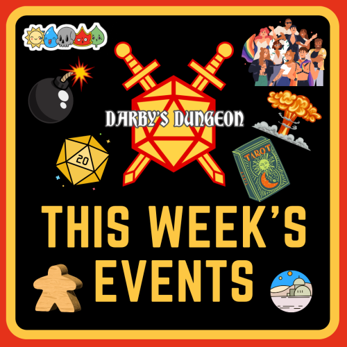Events for the Week of Oct. 13th